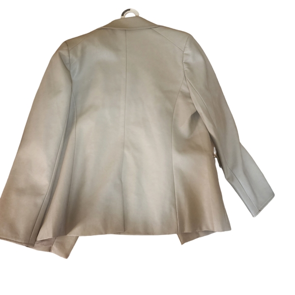 Love Token Faux Leather Blazer - Picture 4 of 7